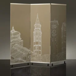 Milano Oltre il Paesaggio Taupe Screen