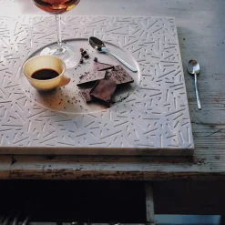 Milano White Carrara Marble Q Plate