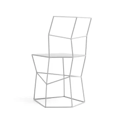 Milk-White Cushioned Chair