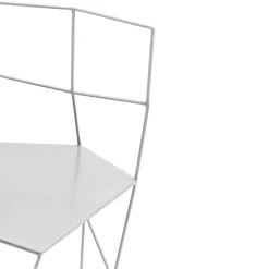 Milk-White Cushioned Chair