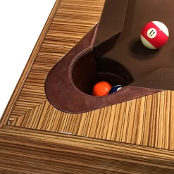 Millennium Zebrano Billiard Pool Table