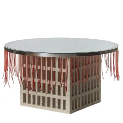 Mimì Round Travertine Coffee Table