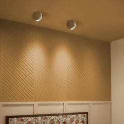 Mimesi Adjustable White Steel Ceiling Spotlight