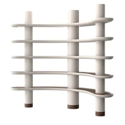 MINA A140 Greige Bookcase