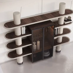 Mina Int2 White & Eucalyptus Modular Wall Unit