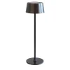 Mina Rechargeable Anthracite Finish Metal Table Lamp