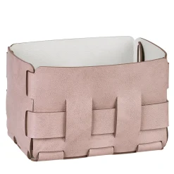 Mini Bottega Ash Rose/Oyster Basket by Ekaterina Borovkova