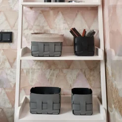 Mini Bottega Gray Basket by Ekaterina Borovkova