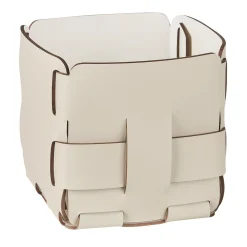 Mini Bottega Panna Cotta/White Basket by Ekaterina Borovkova