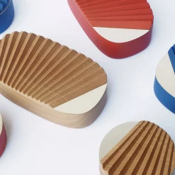 Mini Portrait Cherry Wood Oval Jewelry Box