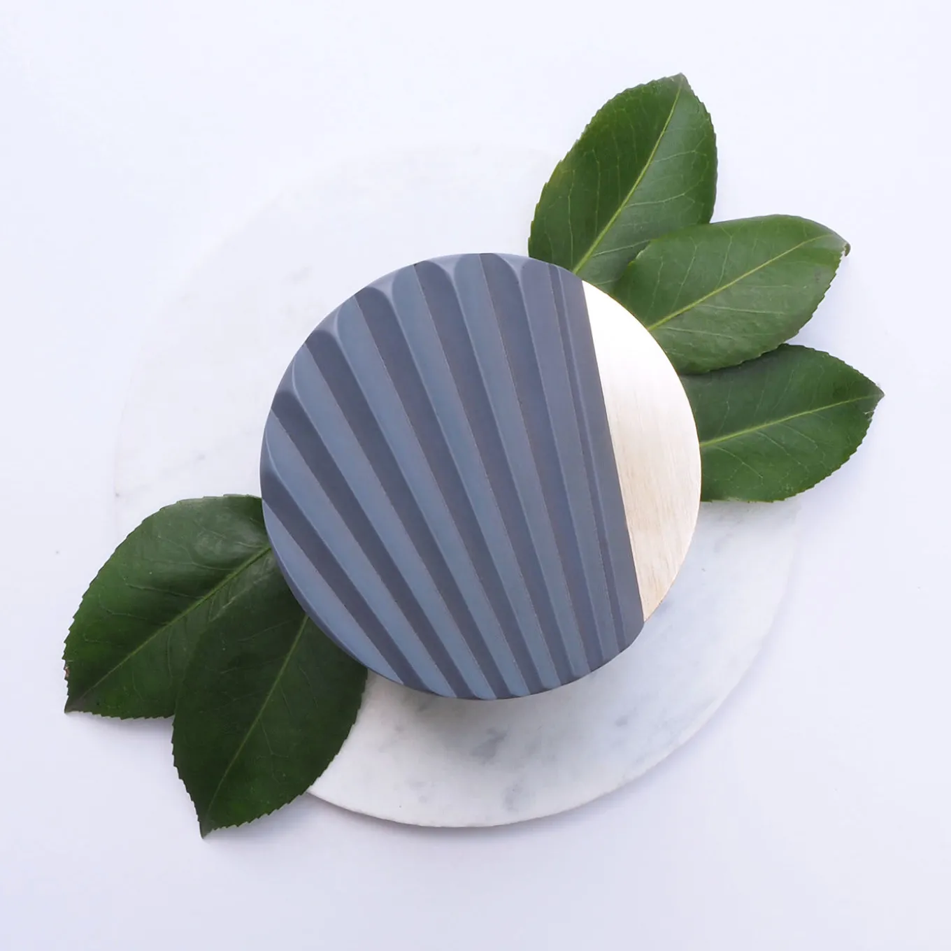 Mini Portrait Gray Jewelry Box