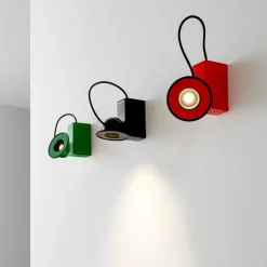 Minibox Green Wall Lamp