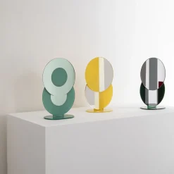 Minima Small Yellow Table Mirror