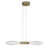 Miox Glass Gold Pendant Lamp