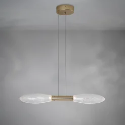 Miox Glass Gold Pendant Lamp
