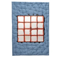 Mirror 1 Light Blue Wall Mirror by Gaetano Pesce