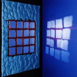 Mirror 1 Light Blue Wall Mirror by Gaetano Pesce