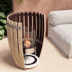 Mise En Rose Bio-Fireplace