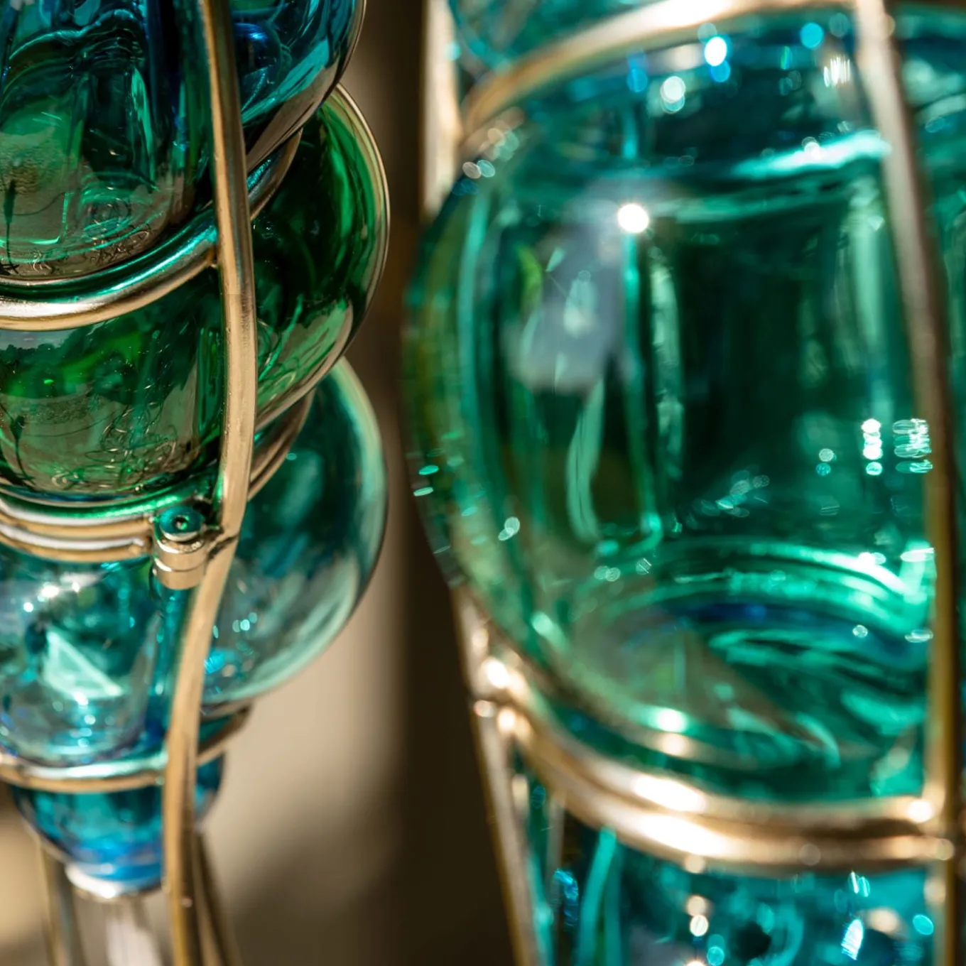 Miss Joushua Metal and Murano Glass Sculpture