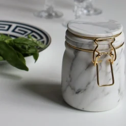 Miss Marble Jar in Calacatta Marble by Lorenza Bozzoli