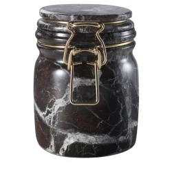 Miss Marble Jar in Red Levanto Marble by Lorenza Bozzoli