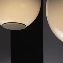 Misty Global Brass Blown Glass Led Pendant Light