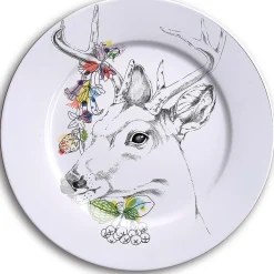 Mix & Match Set of 6 Polychrome Dinner Plates