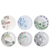 Mix & Match Set of 6 Polychrome Dessert Plates