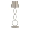 Mizar Rings Antiqued-Silver & Brass Wireless Table Lamp by Harari