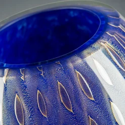 Mocenigo Oval Blue Vase