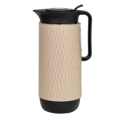 Mocha Beige Leather 1L Thermal Carafe