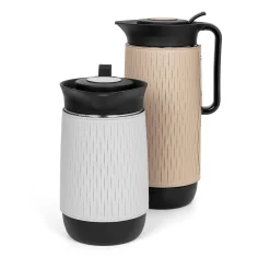 Mocha Gray Leather 0.6L Thermal Carafe