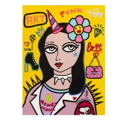 Money Mona #punk Painting
