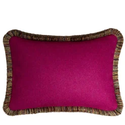 Mongolia Fuchsia Rectangular Cushion