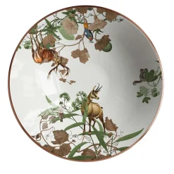 Mont Blanc Porcelain large Bowl with forrest animals