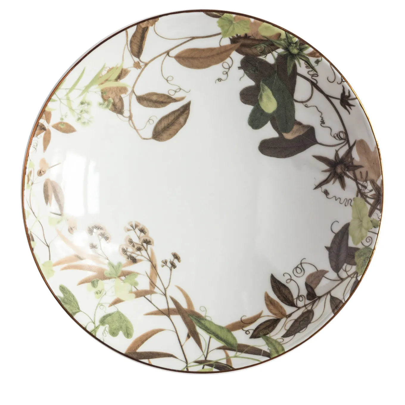 Mont Blanc Porcelain Soup Plate with branches #5