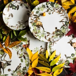 Mont Blanc Porcelain Soup Plate with branches #3