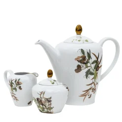 Mont Blanc Porcelain Tea Set with forest animals