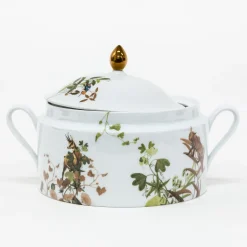 Mont Blanc Porcelain Tureen with forest animals