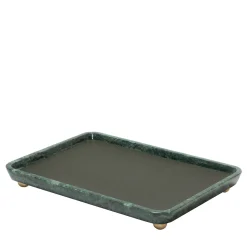 Monza Leather & Marble Rectangular Large Valet Trays #2