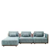 Moorea Key West Modular Blue Outdoor Sofa #4