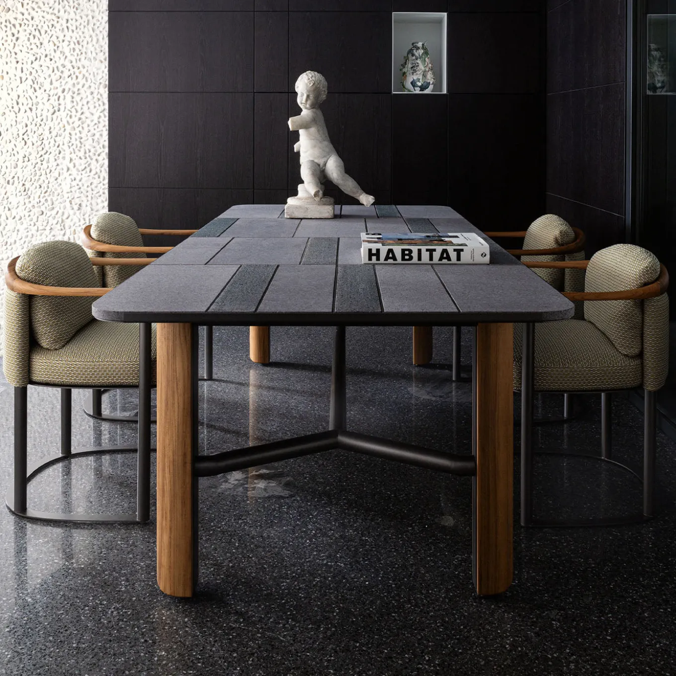 Moorea Marina Olive Outdoor Chair