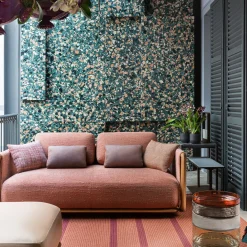 Moorea Tulum Modular Pink Outdoor Sofa