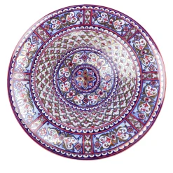 Moorish Gold Round Decorative Plate