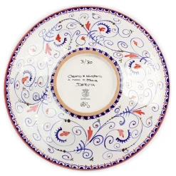 Moorish Gold Round Decorative Plate