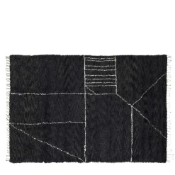 Moroccan Touch MT07 Charcoal and Ivory Carpet