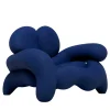 Morphologica Blue Bouclé Armchair