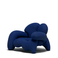 Morphologica Blue Bouclé Armchair