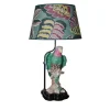 Morris Cone Parrot Ceramic Table Lamp