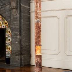 Mostro Vi Rosa Peralba Marble Floor Lamp